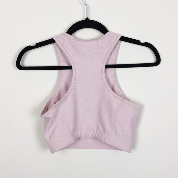 Outdoor Voices Athena Crop Top Sports Bra Pink Athletic Workout Yoga XS - Picture 3 of 4
